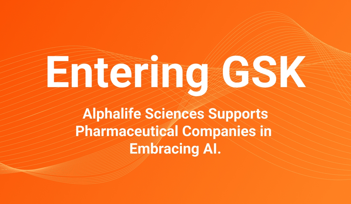 Entering GSK, Alphalife Sciences Supports Pharmaceutical Companies in Embracing AI.