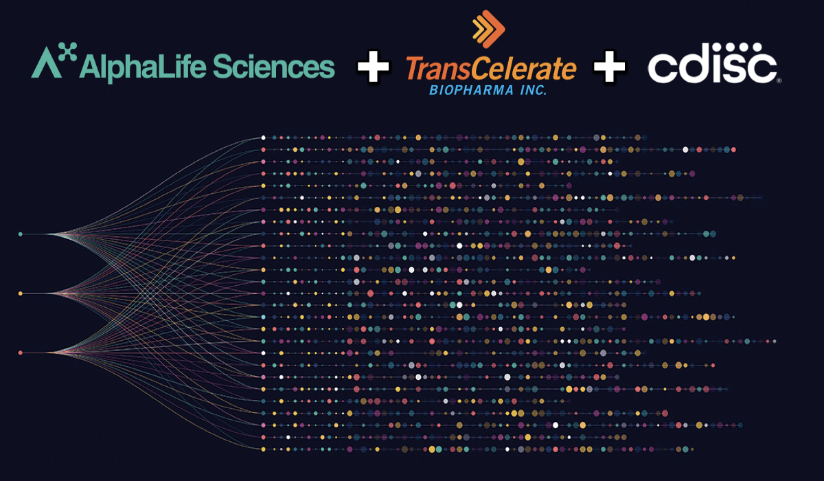 AlphaLife Sciences Teams Up with TransCelerate and CDISC to Drive the Digital Data Flow Revolution